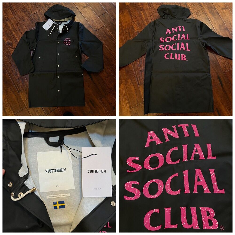 Anti Social Social Club x Stutterheim Waterproof Raincoat